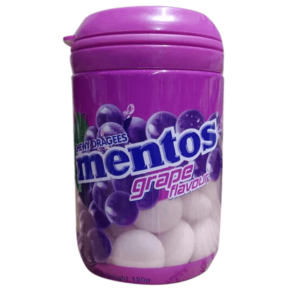 MENTOS CHEWY DRAGEES GRAPE 120G | Syilingmas